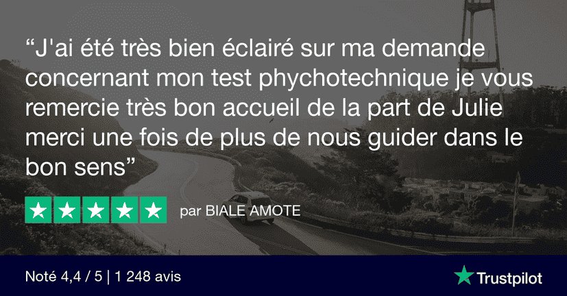Comme Biale Amote, récupérez rapidement votre permis.