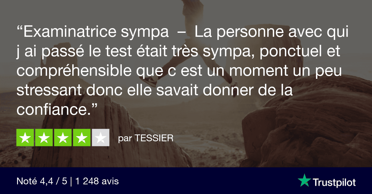 Comme Tessier, récupérez rapidement votre permis.